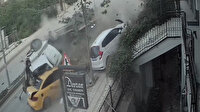 Hatay'da freni boşalan vinç ortalığı savaş alanına çevirdi: O anlar kamerada