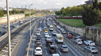 Kısıtlama sonrası 15 Temmuz Şehitler Köprüsü'nde trafik yoğunluğu