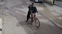 Osmaniye'de bisiklet hırsızları kamerada