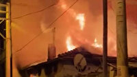İzmir Bornova'da müstakil bir evde çıkan yangında ev sahibi yaralandı