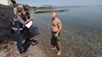 Denize girerken yakalandı: ‘Denize girenleri görünce ben de yüzdüm meğer turistlermiş' diye kendini savundu