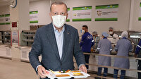 Cumhurbaşkanı Erdoğan, işçilerle iftar yaptı