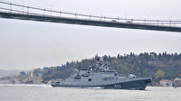 Rus Donanmasına 'Admiral Makarov' gemisi Boğaz'dan geçti