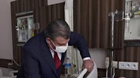 Sağlık Bakanı Fahrettin Koca, Edirne Sultan 1. Murat Devlet Hastanesi’nde tedavi gören hastaları ziyaret etti
