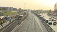 İstanbul'da "tam kapanma"nın etkisiyle trafikte yoğunluk azaldı