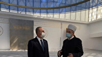 Slovenya'da bulunan Dışişleri Bakanı Çavuşoğlu, Lübliyana Camisi ve İslam Kültür Merkezi'ni ziyaret etti