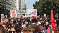 Yunanistan'da gecikmeli '1 Mayıs' yürüyüşü