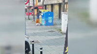 Tuzla bir kadının giysi kumbarasını akılalmaz yöntemle boşaltma anları kamerada