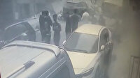 Zeytinburnu'nda boşaltılan 5 katlı binanın çökme anı