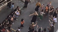 Tam kapanmada gelen polis otosuna aldırış etmeden hıdırellez eğlencesine devam ettiler