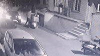 Maganda sürücü kendisini uyaran motokuryeyi defalarca yumrukladı