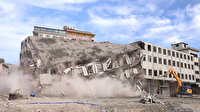 Rize'de olası felaketin önüne geçildi: Son riskli bina da tek darbeyle yıkıldı
