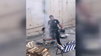 Polis ekipleri iftar saatinde yolda kalan kamyoncularla sofrasını paylaştı