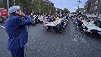 ABD'de yaşayan Türkler sokak iftarı düzenlendi