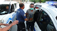 Ürdünlü turist maske takması için kendisini uyaran polislerin üstüne yürüdü