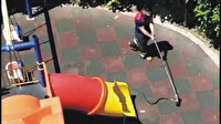 Osmaniye’de çocuk parkında yılan paniği