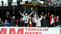 Beşiktaşlı taraftarlar seyircisiz maçta takımlarını yalnız bırakmadı: 3 bin kişi statta