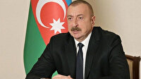 Azerbaycan Cumhurbaşkanı İlham Aliyev Karabağ'ın sembol şehri Şuşa'da yeni caminin temelini attı