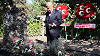 Devlet Bahçeli'den Türkeş'in kabrine ziyaret