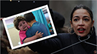 ABD'li Demokrat Vekil Ocasio-Cortez Kongrede Filistin'i Anadolu Ajansı fotoğrafıyla anlattı