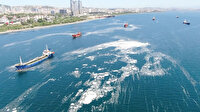 İstanbul sahillerini deniz salyaları istila etti