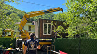 Şile'de kaçak konteyner ve prefabrik evlere zabıta engeli: Tek tek kaldırıldı