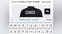Adidas'ın sipariş sayfasında forma üzerine Hristiyan Yahudi ve Budist yazılabiliyor ancak İslam yazılamıyor