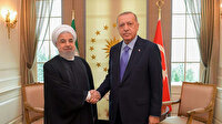 Cumhurbaşkanı Erdoğan İran Cumhurbaşkanı Ruhani'yle görüştü