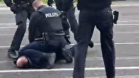 Alman polisinden psikolojik rahatsızlığı olan Türk vatandaşına sokak ortasında şiddet