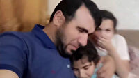 Kızlarını İsrail'in hava saldırılarından korkmamaları için teskin eden baba bombardımanda hayatını kaybetti