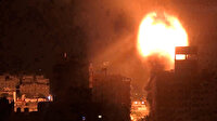 İşgalci İsrail gece yarısı Gazze'nin birçok noktasına bomba yağdırdı