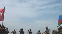 Azerbaycan ve Türk askerlerinden ortak tatbikat