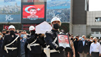 Şehit bekçi Kansu Turan için İstanbul İl Emniyet Müdürlüğünde tören