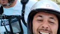 Tarlasına inen paraşütçüyle diyaloğu gündem olan çiftçinin uçma hayali gerçekleşti: Bu kez de havada güldürdü