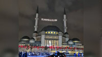 Taksim Camii’nin ilk mahyası: Elhamdülillah