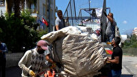 Konyaaltı'da çöpten atık toplayanlara operasyon