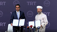 Diyanet ve TRT'den ortak proje: 'TRT Diyanet Çocuk' kanalı için imzalar atıldı