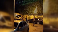 Bağcılar'daki bir düğünde pompalıyla havaya ateş açan magandalar kamerada
