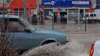 Karabük'te sağanak yağış etkili oldu