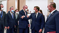 Macron Cumhurbaşkanı Erdoğan ile görüşmesini değerlendirdi: Ortak noktalar yakaladık