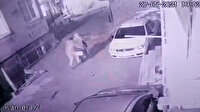 Şişli'de motosikleti iterek çalan şüpheliler kamerada