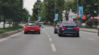 Kartal Sahil Yolu'ndaki tehlikeli yarış kamerada