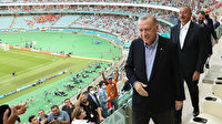 Başkan'a sevgi gösterisi
