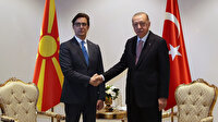 Cumhurbaşkanı Erdoğan'ın diplomasi trafiği: Kuzey Makedonya Cumhurbaşkanı ve Boşnak heyet ile görüştü