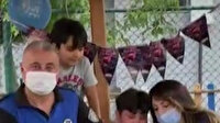 Doğum gününde babasının polis sürprizi çocuğu sevinçten ağlattı