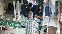 Yozgat’ta kuyumcudan bilezik çalan hırsızların kaçış anı kamerada