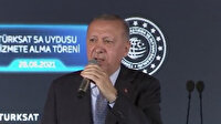 Cumhurbaşkanı Erdoğan TÜRKSAT 5A Uydusu'nu hizmete aldı