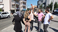 Bıçak zoruyla kaçırılmaya çalışılan kadını gazeteciler kurtardı