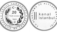Kanal İstanbul projesi için basılan gümüş hatıra parası satışa çıktı