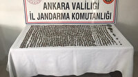 Ankara'da büyük operasyon: Roma ve Bizans dönemine ait 1016 sikke, at heykeli ve yüzük ele geçirildi